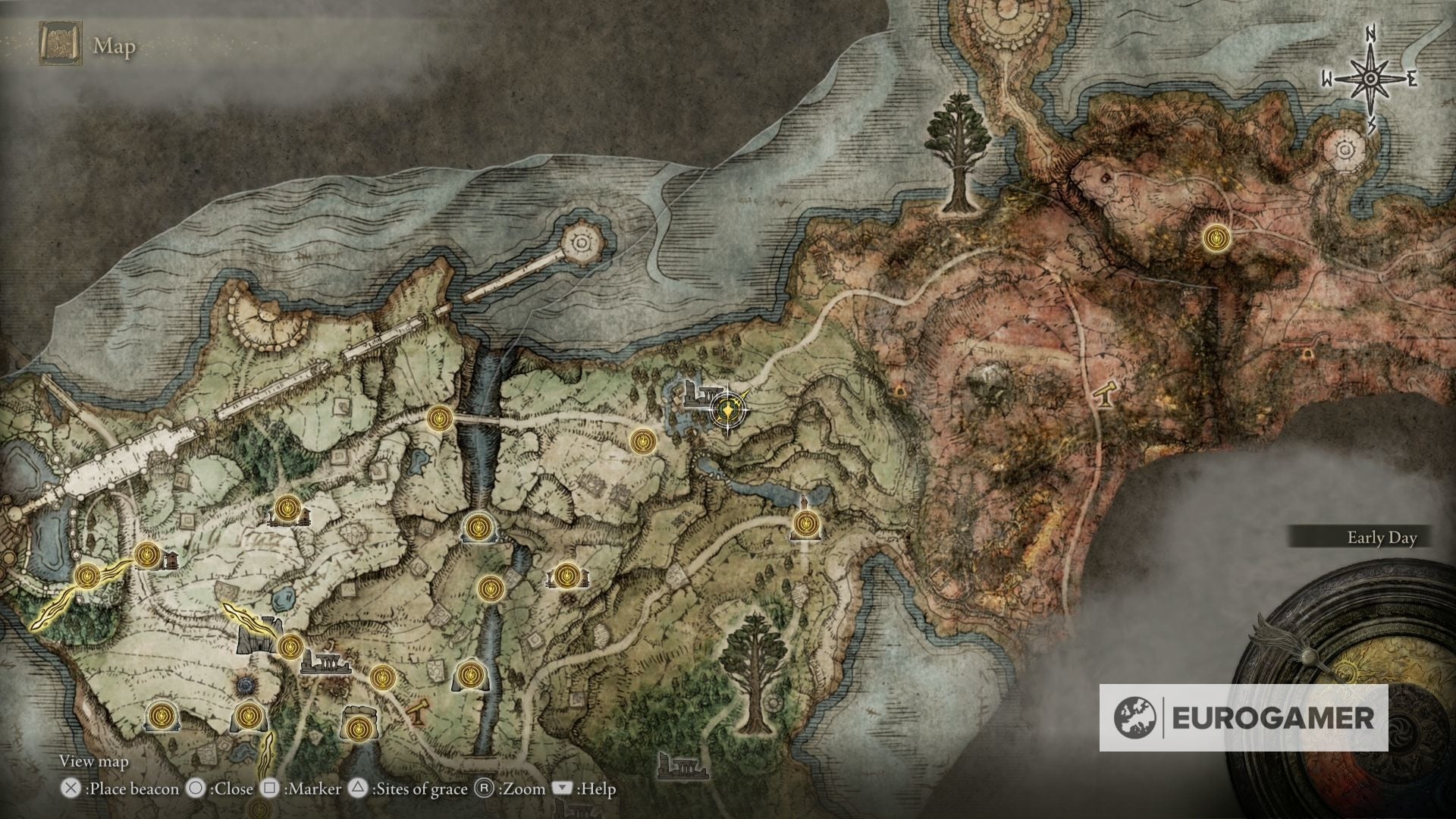 Key locations